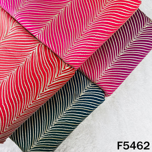 Ombre Shade Gota Patti Work Chinnon Chiffon Fabric - F5462