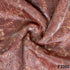 Thread Embroidered Silk Organza Fabric-F3350