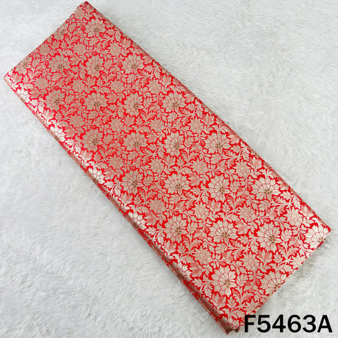 Zari Work Banarasi Brocade Silk Fabric - F5463