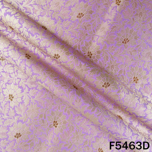 Zari Work Banarasi Brocade Silk Fabric - F5463