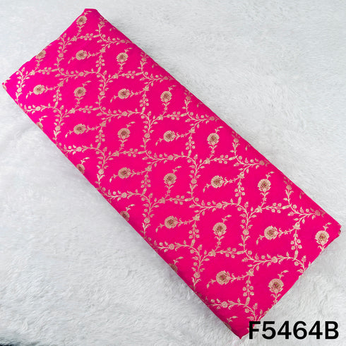 Zari Work Banarasi Brocade Silk Fabric - F5464