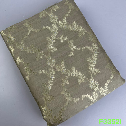 Banarasi Pure Silk Fabric-F3352