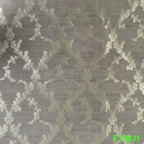 Banarasi Pure Silk Fabric-F3352