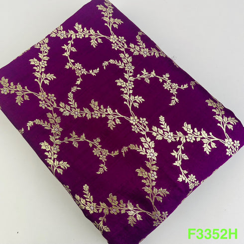 Banarasi Pure Silk Fabric-F3352