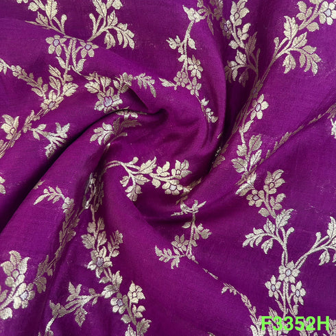 Banarasi Pure Silk Fabric-F3352