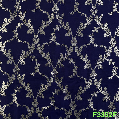 Banarasi Pure Silk Fabric-F3352