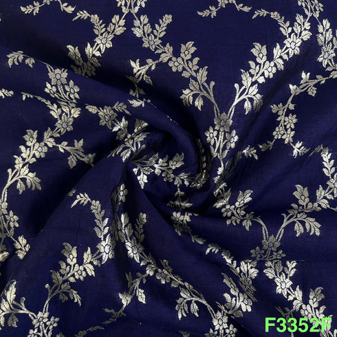 Banarasi Pure Silk Fabric-F3352