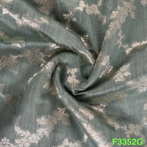 Banarasi Pure Silk Fabric-F3352
