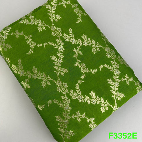 Banarasi Pure Silk Fabric-F3352