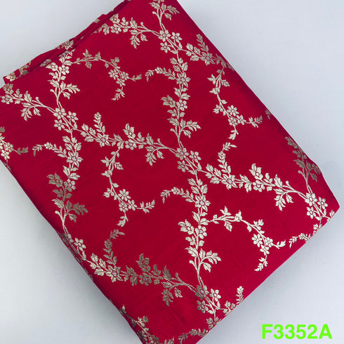 Banarasi Pure Silk Fabric-F3352