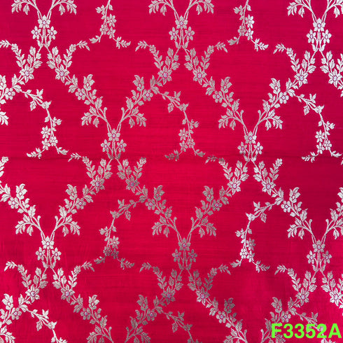 Banarasi Pure Silk Fabric-F3352