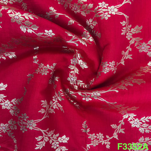 Banarasi Pure Silk Fabric-F3352