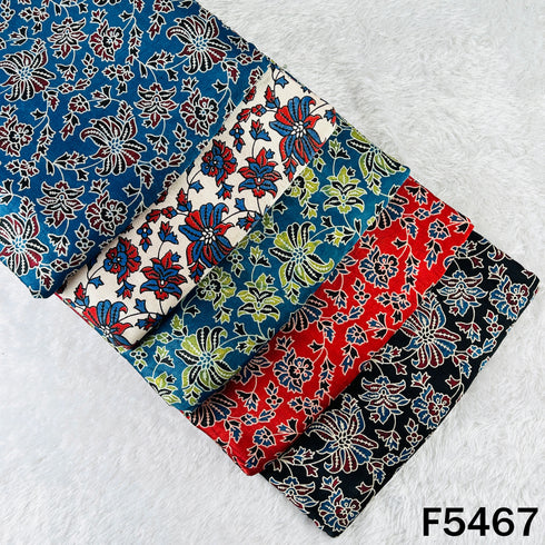 Ajrakh Print Gajji Silk Fabric - F5467