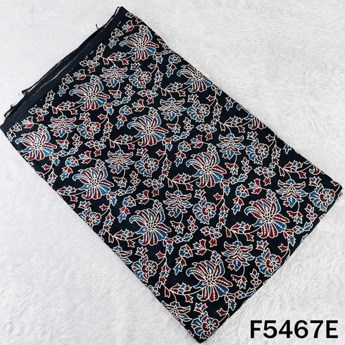 Ajrakh Print Gajji Silk Fabric - F5467