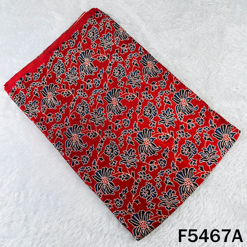 Ajrakh Print Gajji Silk Fabric - F5467