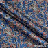 Ajrakh Print Gajji Silk Fabric - F5467