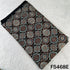 Ajrakh Print Gajji Silk Fabric - F5468
