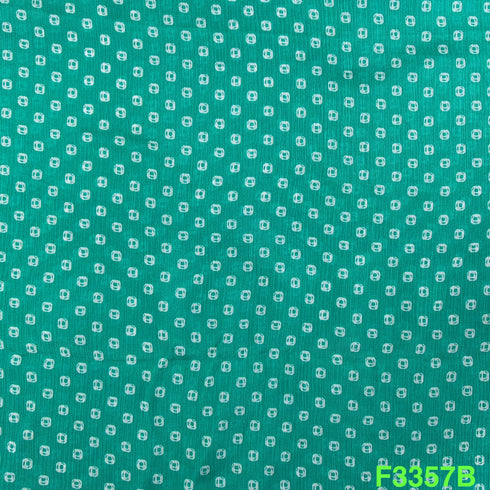 Bandhani Printed Chinon Chiffon Fabric-F3357