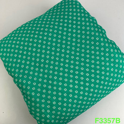 Bandhani Printed Chinon Chiffon Fabric-F3357