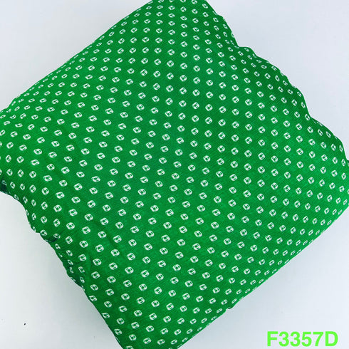 Bandhani Printed Chinon Chiffon Fabric-F3357