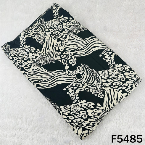 Digital Print Modal Satin Fabric - F5485