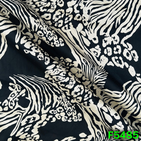 Digital Print Modal Satin Fabric - F5485