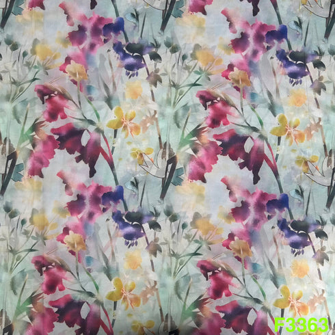 Printed Georgette Fabric-F3363