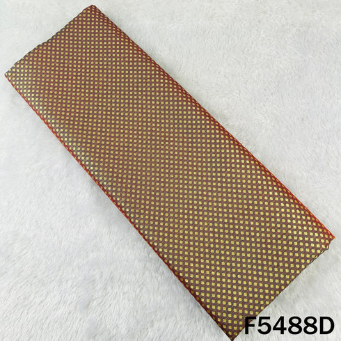 Zari Work Brocade Silk Fabric - F5488