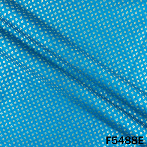 Zari Work Brocade Silk Fabric - F5488