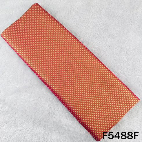 Zari Work Brocade Silk Fabric - F5488