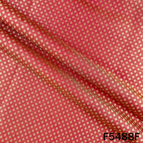 Zari Work Brocade Silk Fabric - F5488