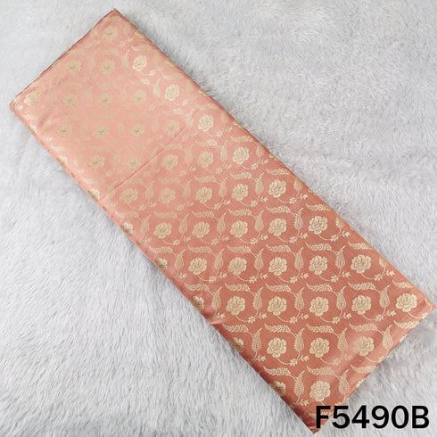 Zari Work Jacquard Silk Fabric - F5490