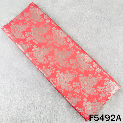 Zari Work Banarasi Brocade Silk Fabric - F5492