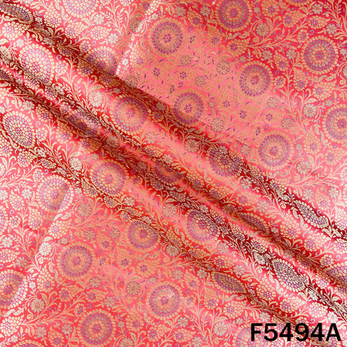 Self Jacquard Silk Fabric - F5494