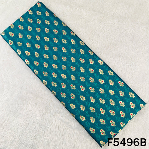 Self Jacquard Zari Work Brocade Fabric - F5496