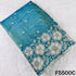Zari Sequins Faux Mirror Net Patch Work Shimmer Tissue Fabric - F5500