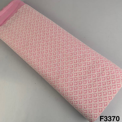 Thread Embroidered Georgette Fabric-F3370