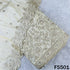 Dyeable Zari Embroidered Faux Mirror Shimmer Tissue Fabric - F5501