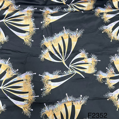Printed Satin Fabric-F2352