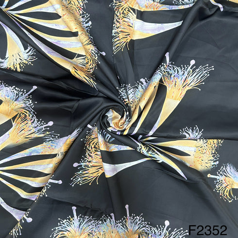 Printed Satin Fabric-F2352