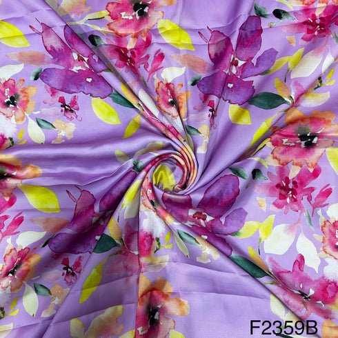 Printed Satin Fabric-F2359