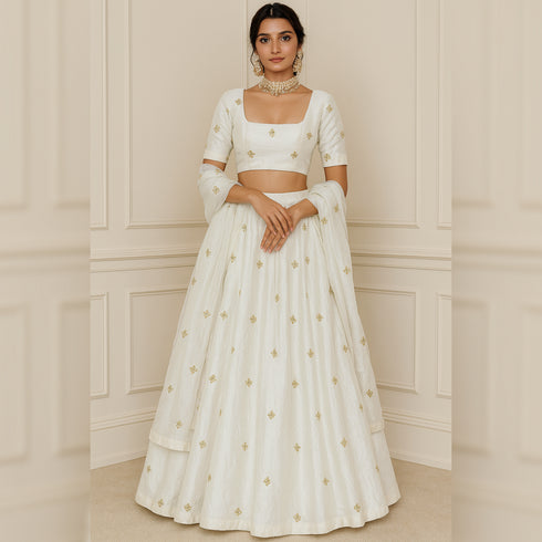 Cut Dana Zari Sequins Work Jimmy Choo Fabric-F4387