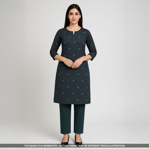 Thread Buti Handloom Cotton Fabric- F3871