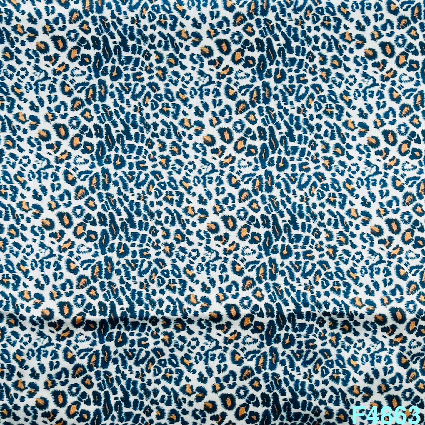 Animal Print Satin Fabric- F4863