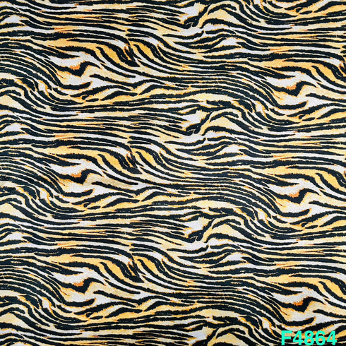 Animal Print Satin Fabric- F4864