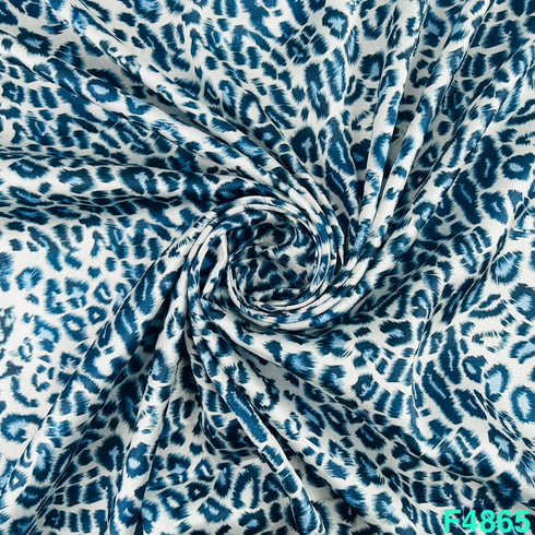 Animal Print Satin Fabric- F4865