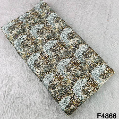 Animal Print Satin Fabric- F4866