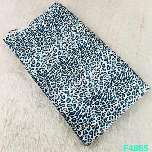 Animal Print Satin Fabric- F4865