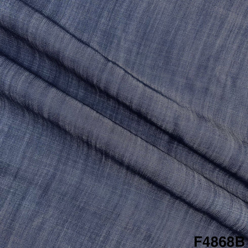 Plain Denim Cotton Fabric- F4868