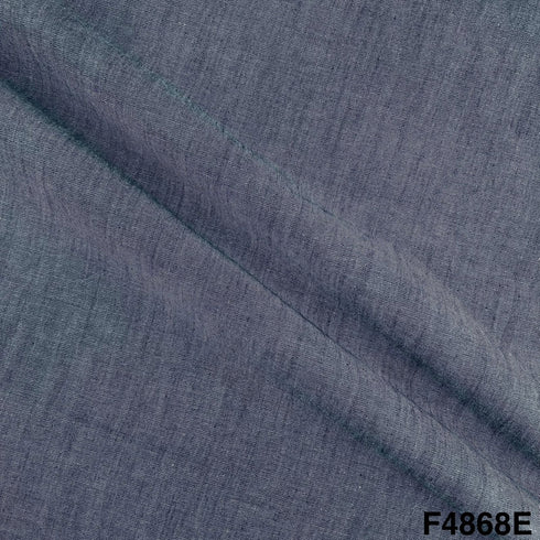 Plain Denim Cotton Fabric- F4868